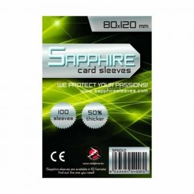Sapphire Sleeves: 100 Bustine 80x120 mm