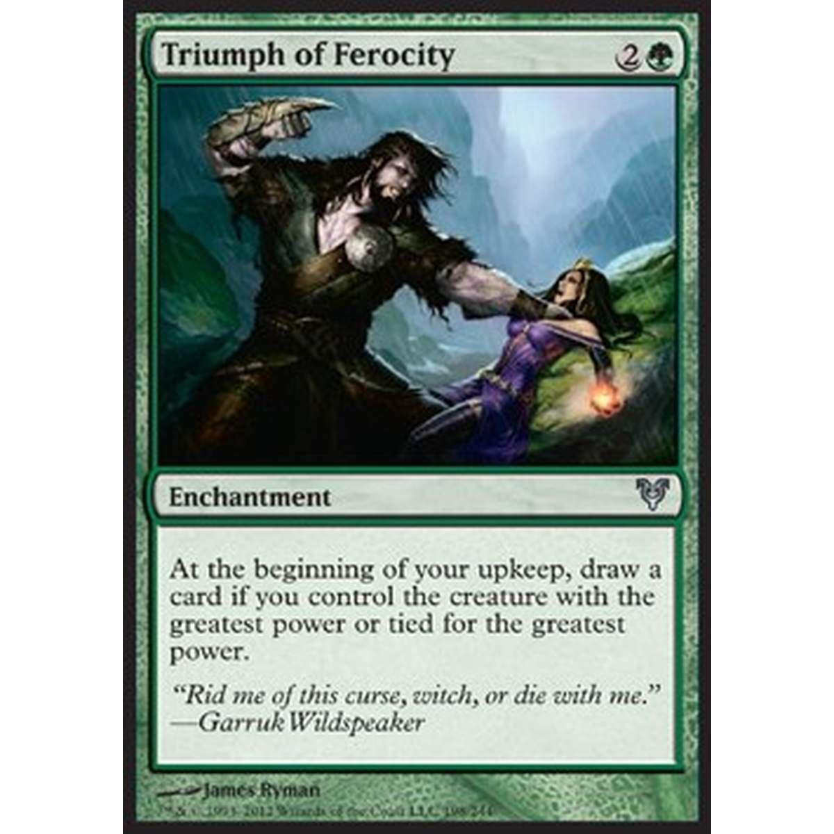 Triumph of Ferocity - Trionfo della Ferocia - [AVR] [NM]