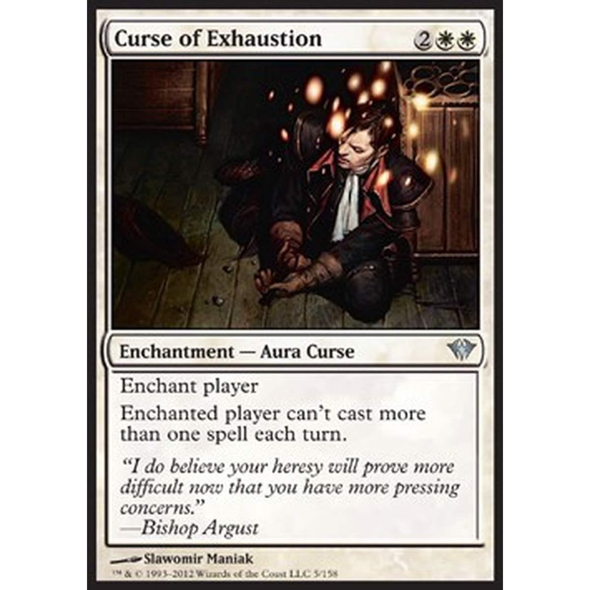 Curse of Exhaustion - Maledizione dello Sfinimento - [DKA] [NM]