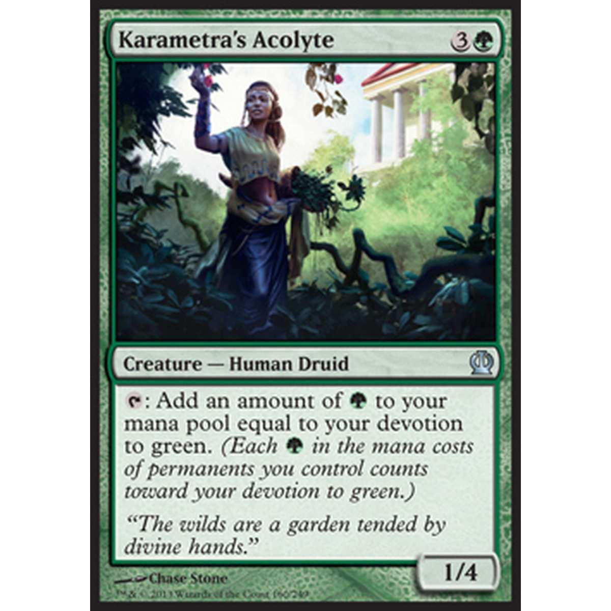 Karametra's Acolyte - Accolita di Karametra - [THS] [NM]