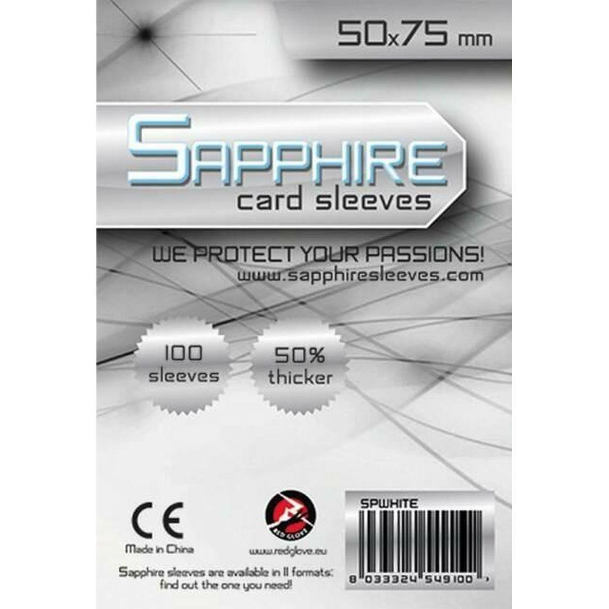 Sapphire Sleeves: 100 Bustine 50x75 mm