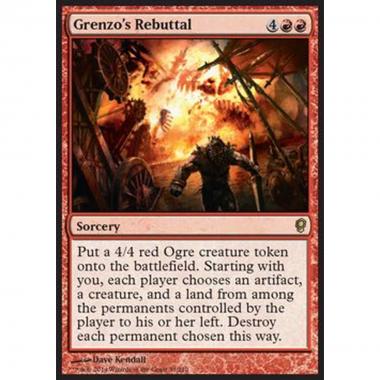 Grenzo's Rebuttal - Grenzo's Rebuttal - [CNS] [NM]