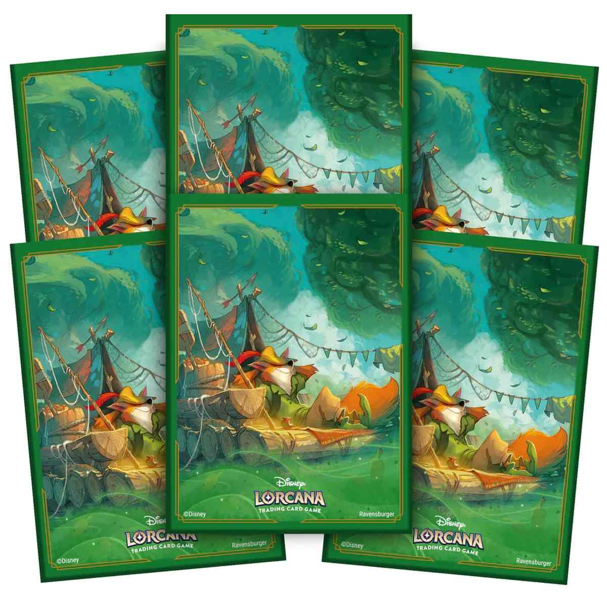 65 Bustine Protettive Sleeves Lorcana - Robin Hood