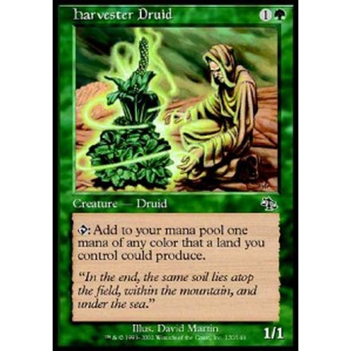 Harvester Druid - Druido Mietitore - [JUD] [NM]