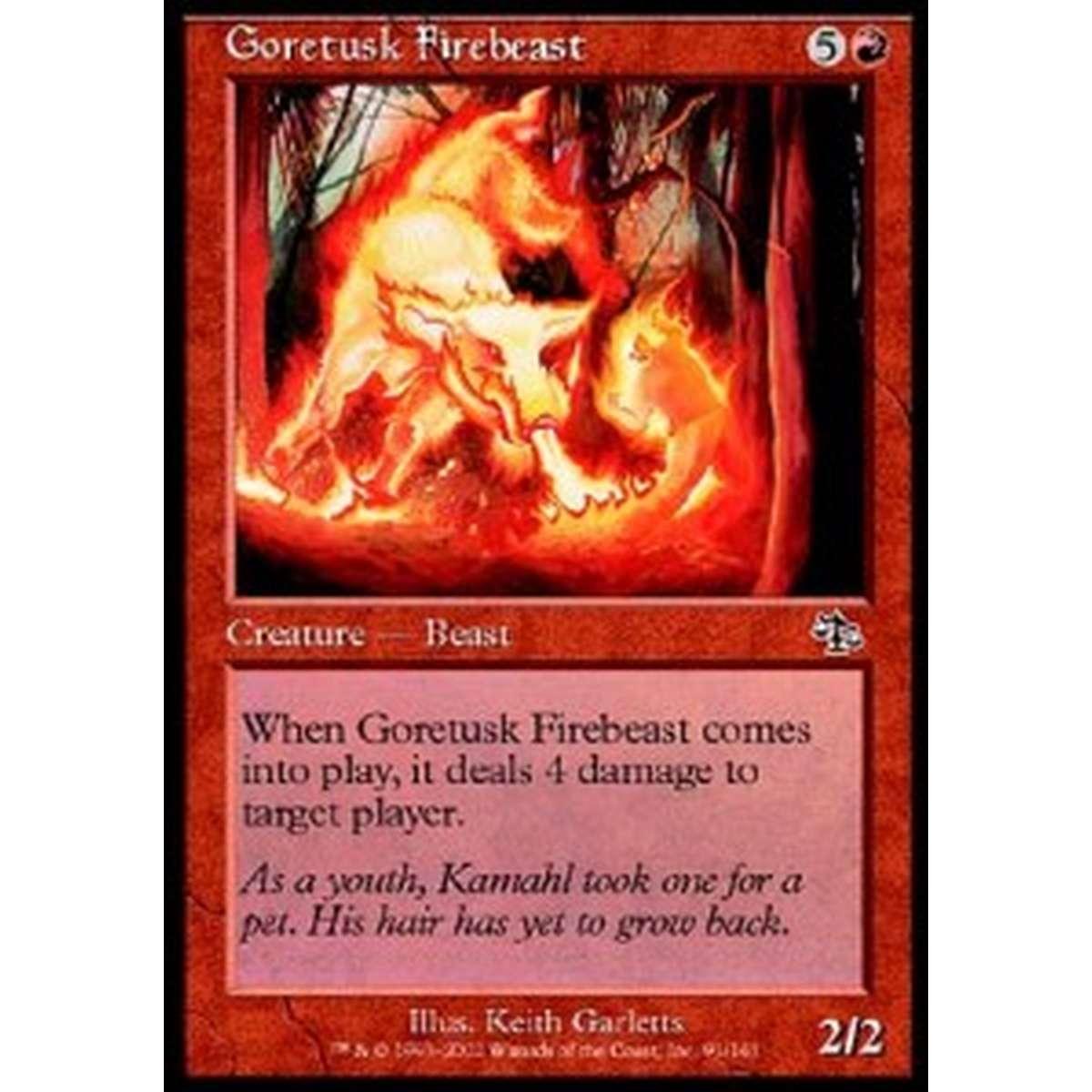 Goretusk Firebeast - Pirobestia Incornatrice - [JUD] [EX]