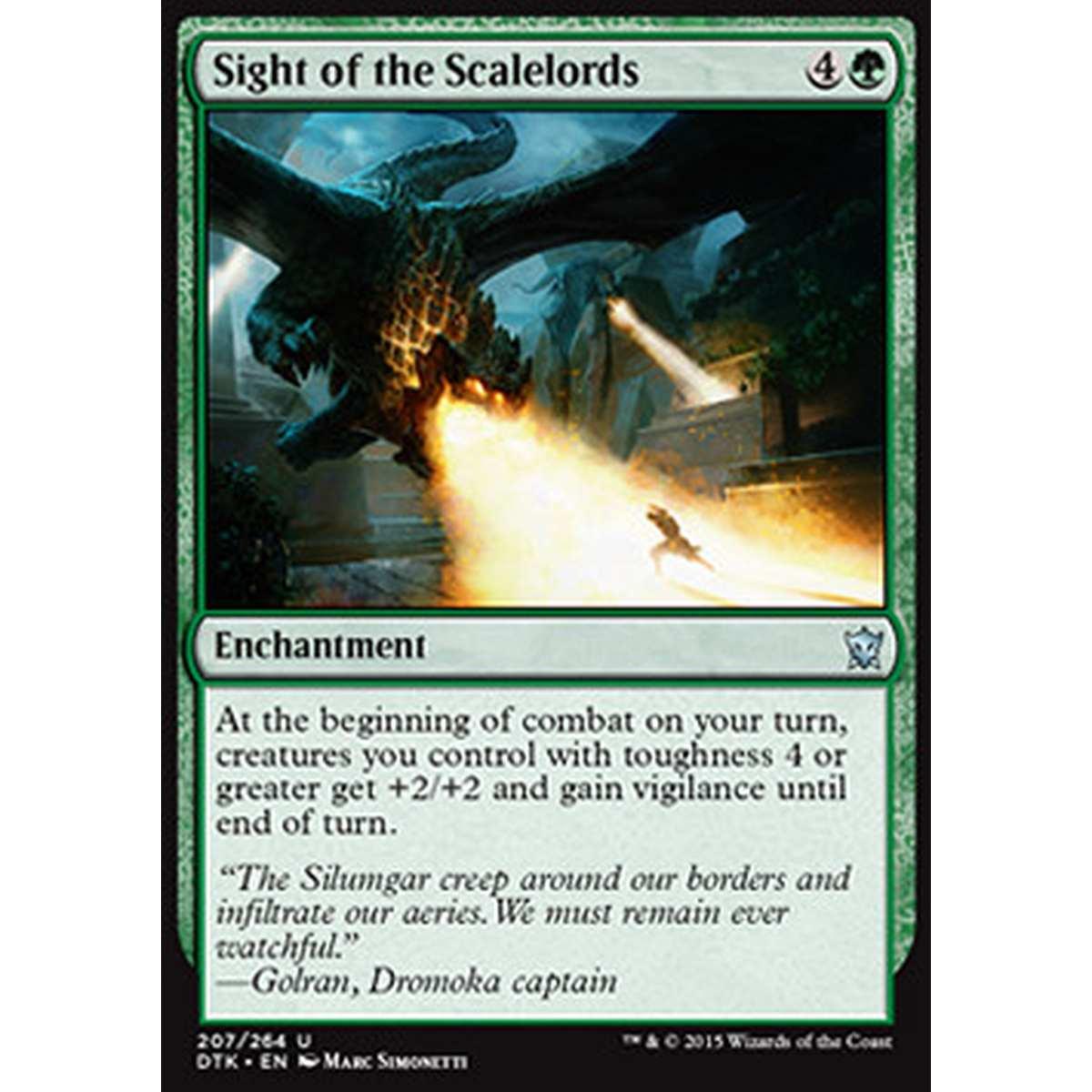 Sight of the Scalelords - Visione dei Signori delle Scaglie - [DTK] [NM]
