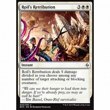 Roil's Retribution - Castigo del Torbido - [BFZ] [NM] [Foil]
