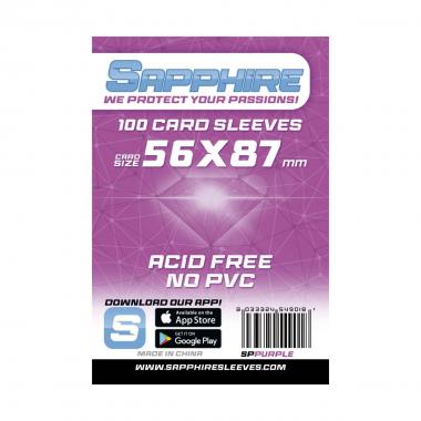 Sapphire Sleeves: 100 Bustine 56x87 mm