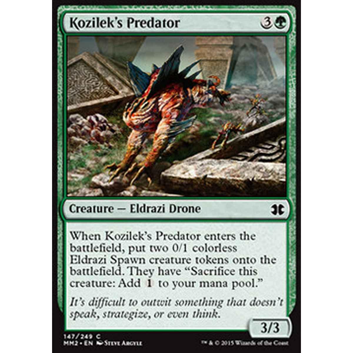 Kozilek's Predator - Kozilek's Predator - [MM2] [NM] [Foil]