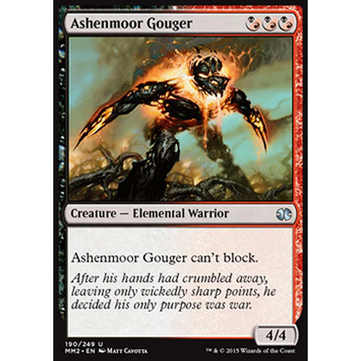 Ashenmoor Gouger - Ashenmoor Gouger - [MM2] [NM]