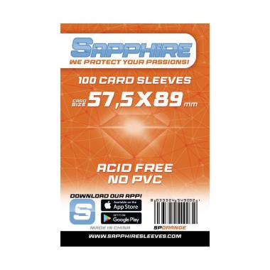 Sapphire Sleeves: 100 Bustine 57.5x89 mm