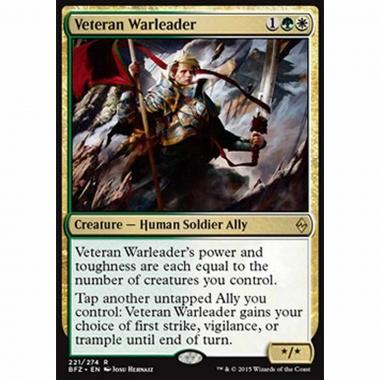 Veteran Warleader - Condottiera Veterana - [BFZ] [NM]