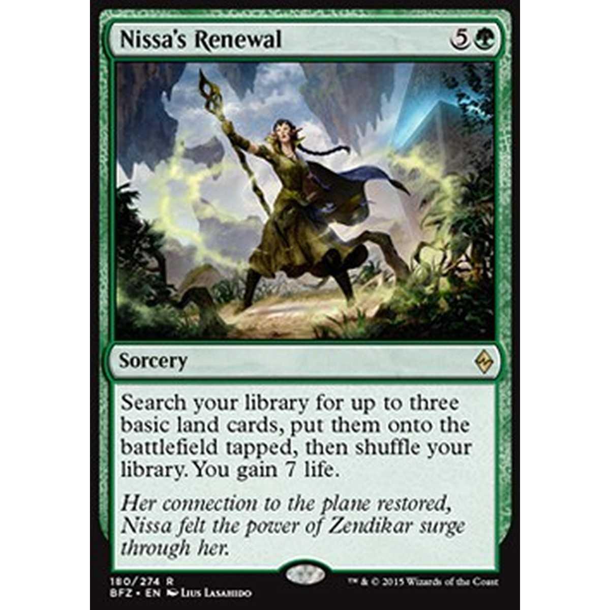 Nissa's Renewal - Rinnovamento di Nissa - [BFZ] [NM]