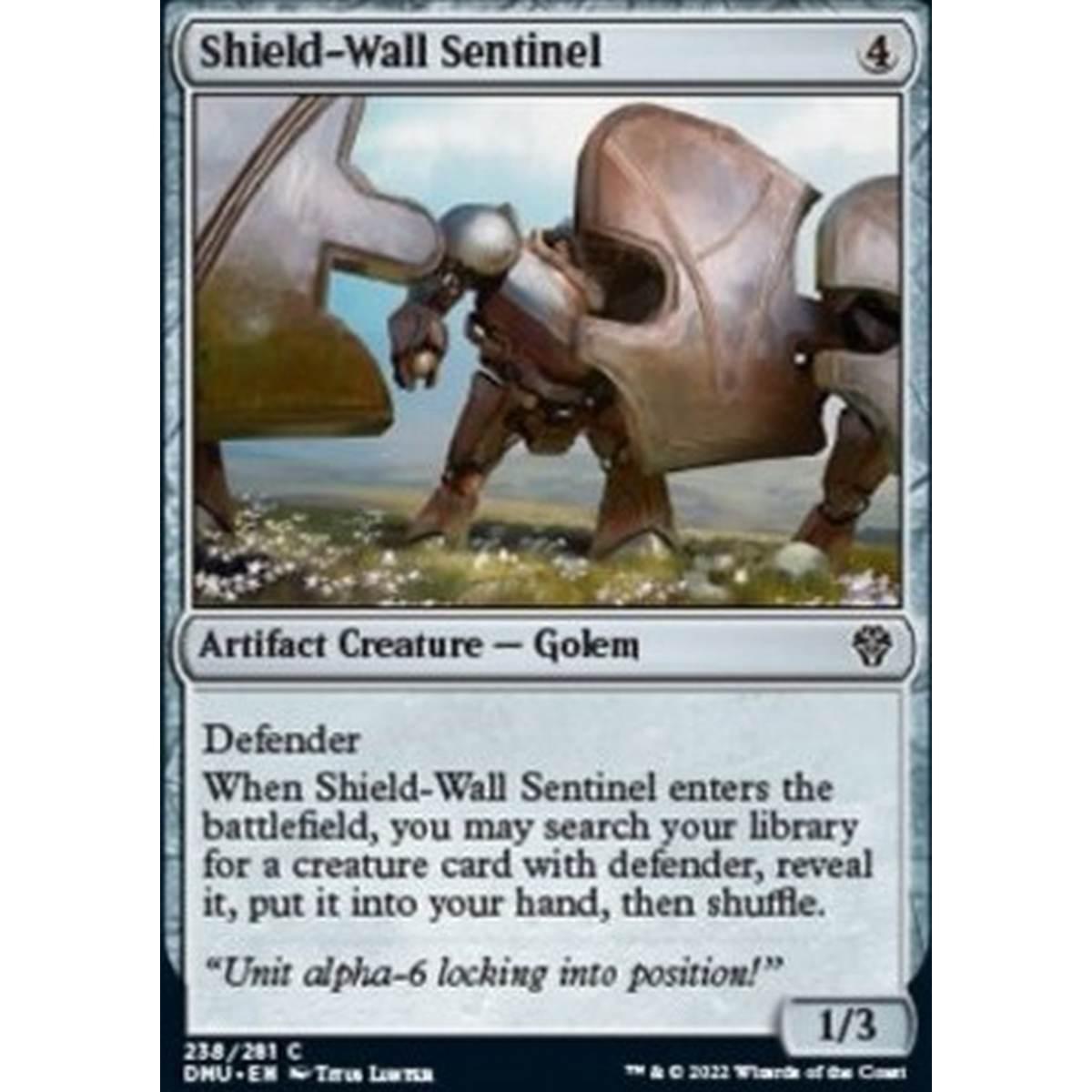 Shield-Wall Sentinel - Sentinella Muro Scudo - [DMU] [NM]