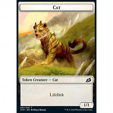 Cat Token (White 1/1 Lifelink) - Cat Token (White 1/1 Lifelink) - [XIKO] [NM]