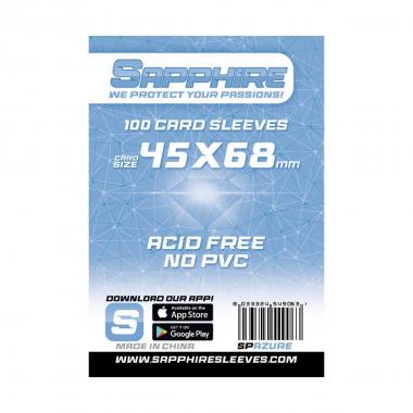 Sapphire Sleeves: 100 Bustine 45x68 mm