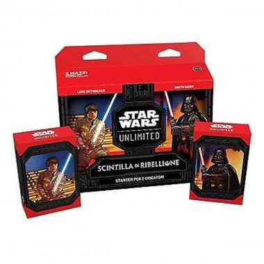 Star Wars Unlimited - Starter Deck Kit per 2 Giocatori Scintilla di Ribellione ITA