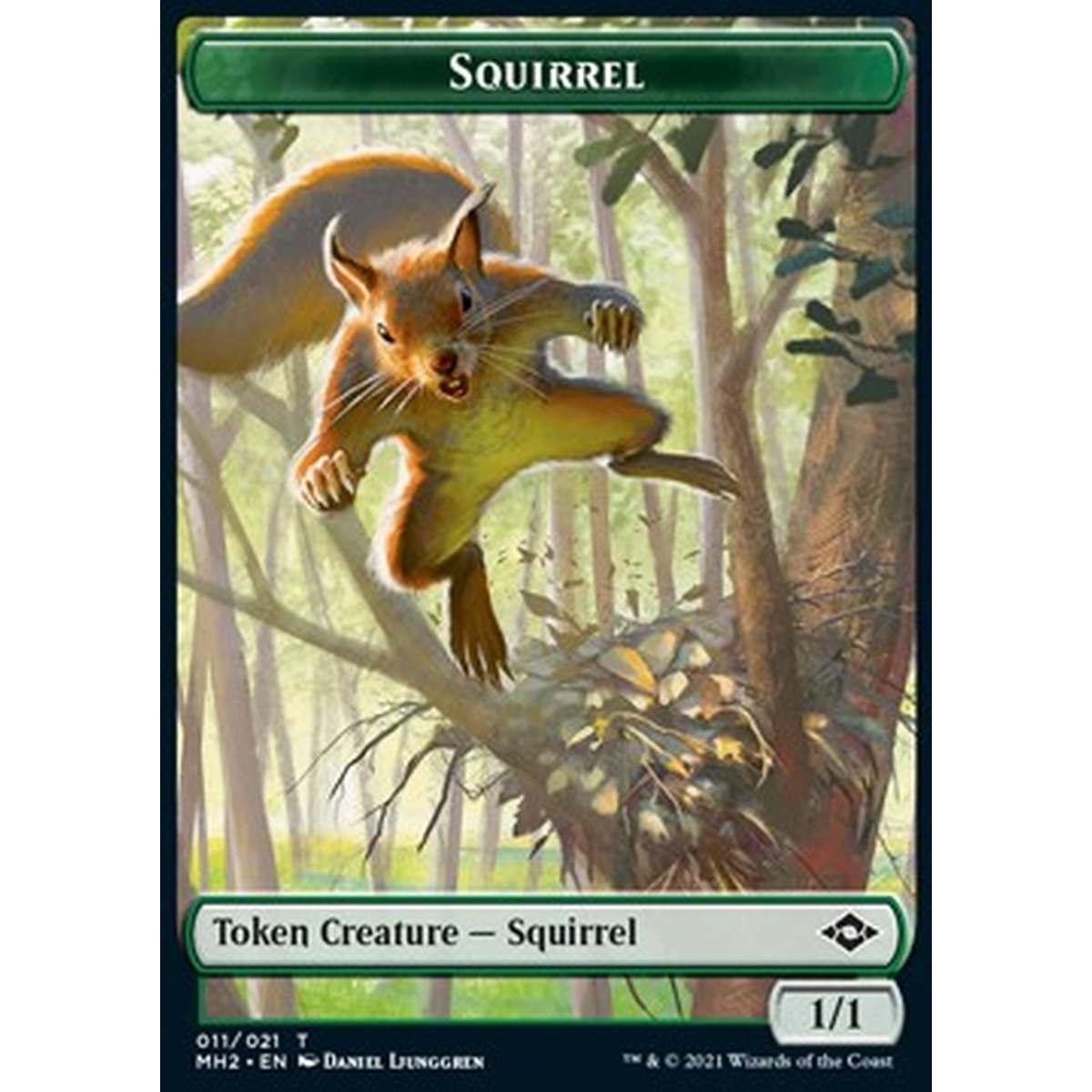 Squirrel Token (Green 1/1) - Squirrel Token (Green 1/1) - [XMH2] [NM]