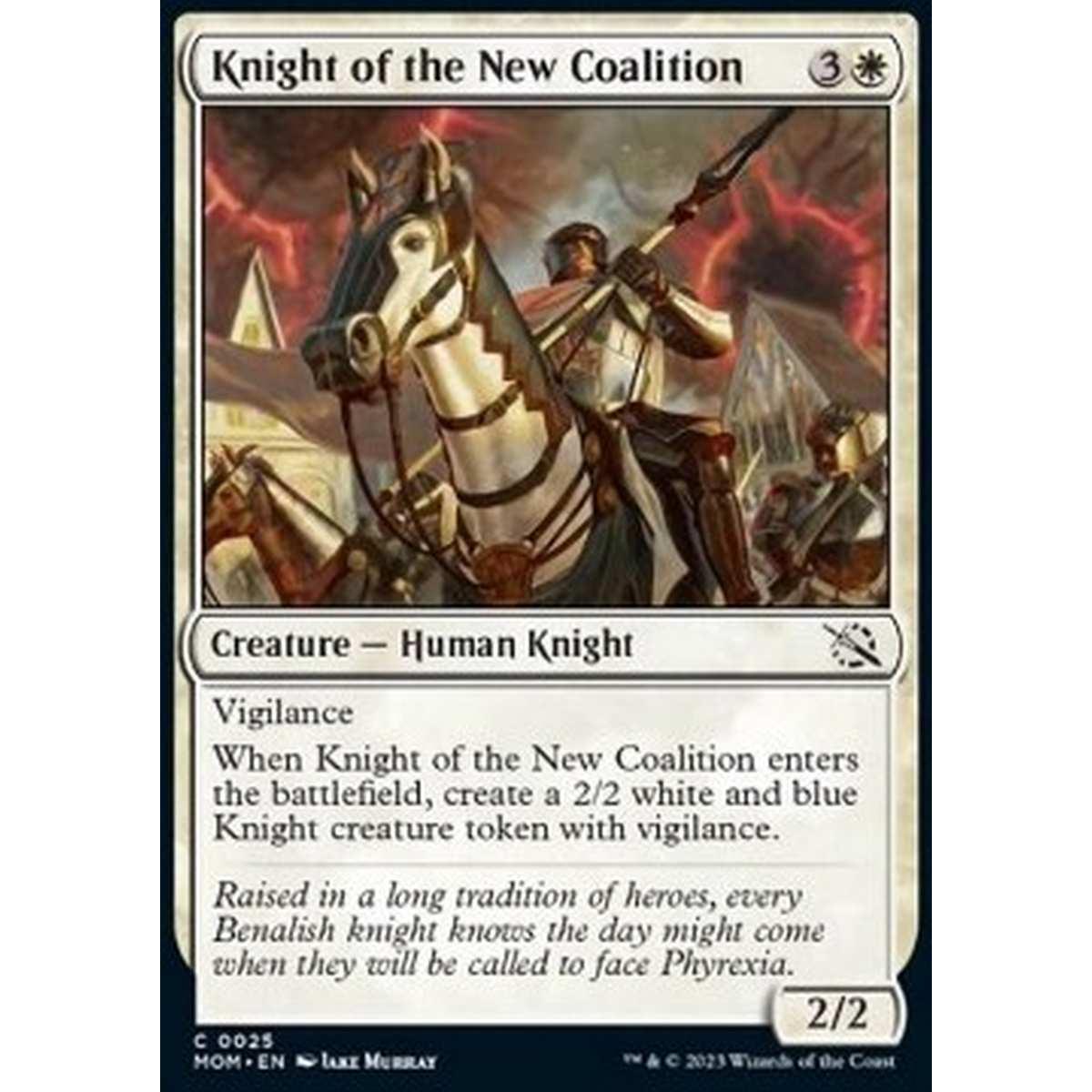 Knight of the New Coalition - Knight of the New Coalition - [MOM] [NM] [Foil]