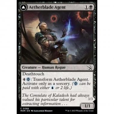 Aetherblade Agent // Gitaxian Mindstinger - Aetherblade Agent // Gitaxian Mindstinger - [MOM] [NM] [Foil]