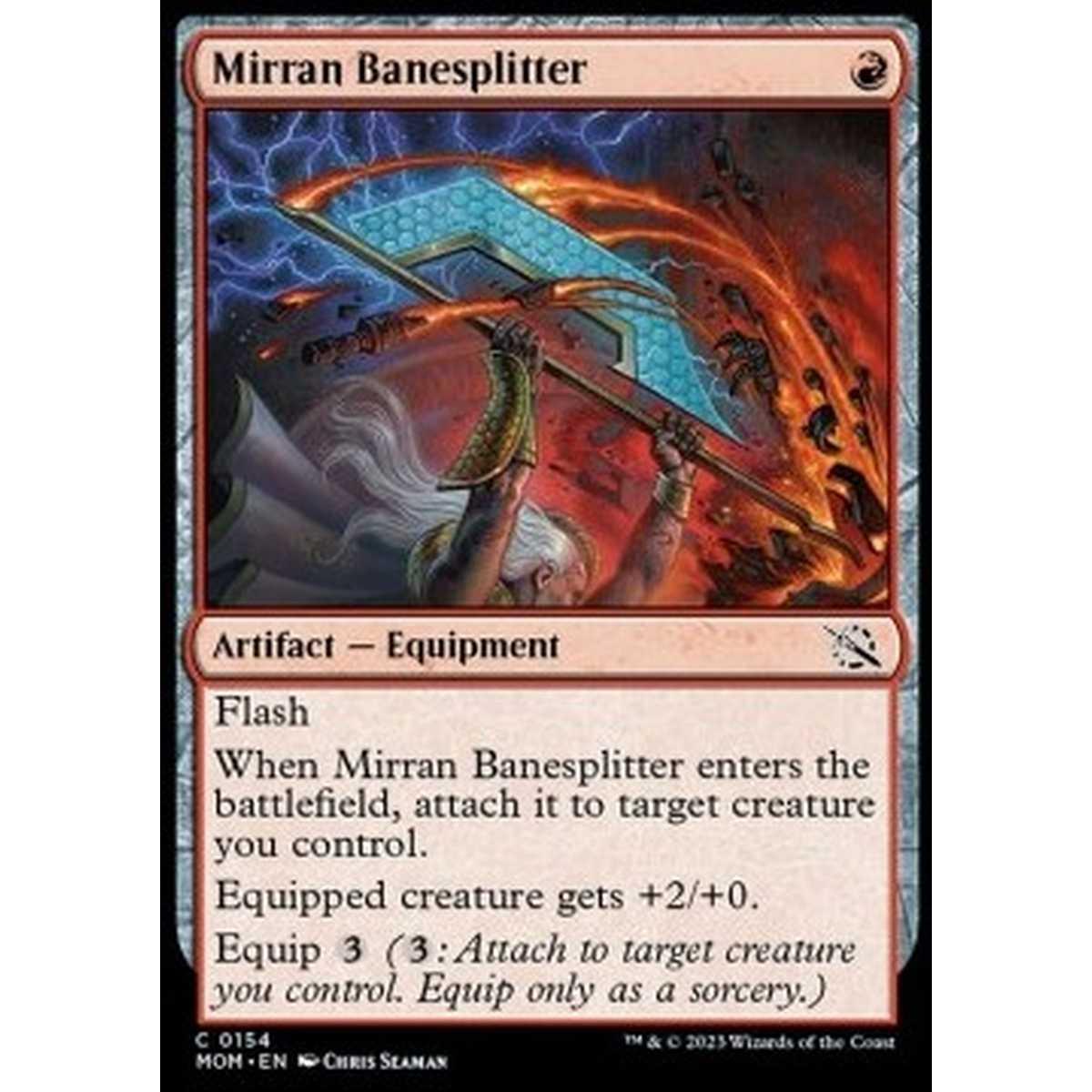 Mirran Banesplitter - Mirran Banesplitter - [MOM] [NM] [Foil]