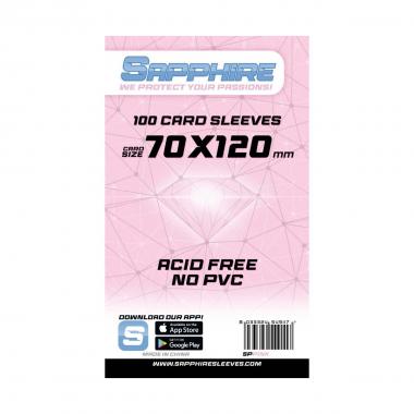 Sapphire Sleeves: 100 Bustine 70x120 mm