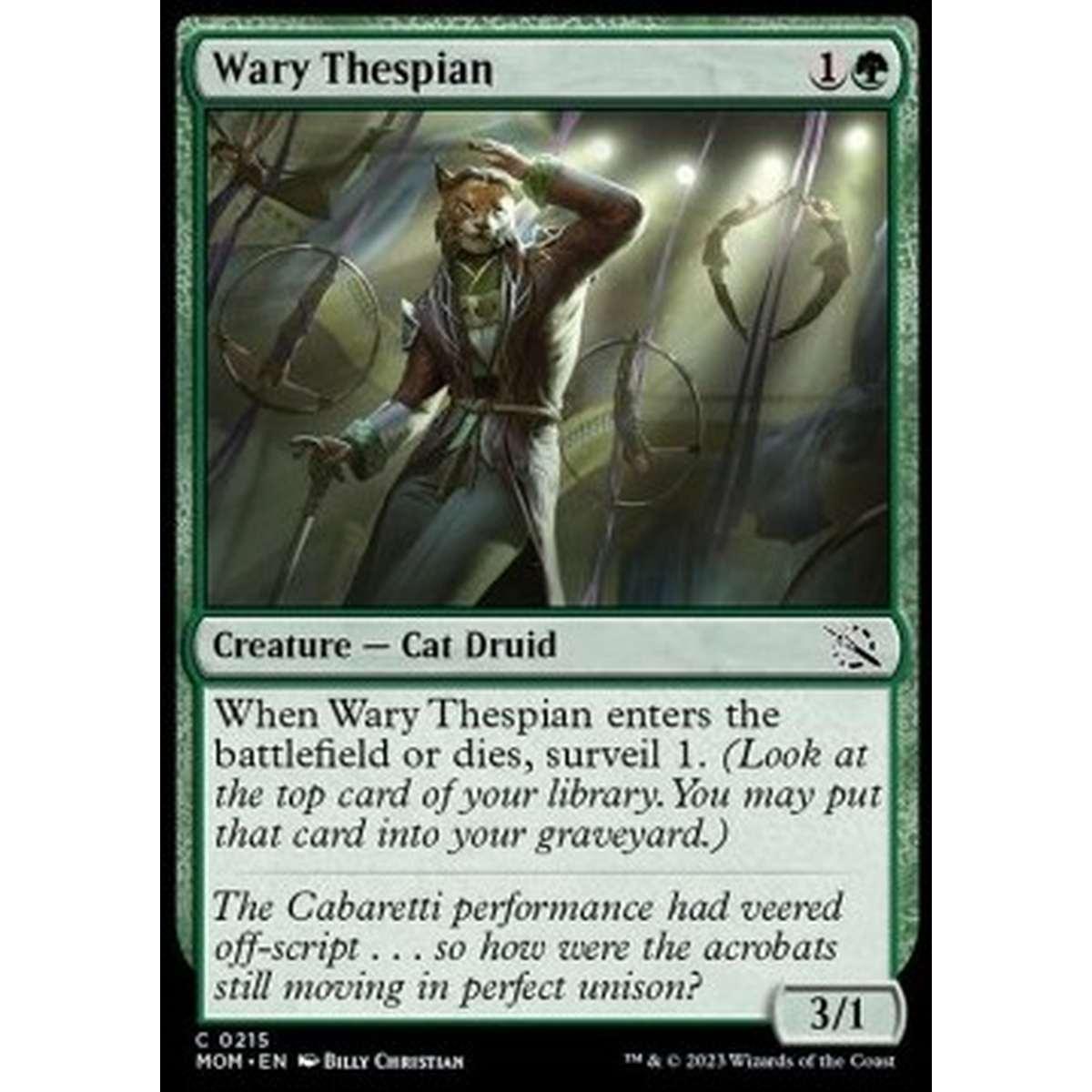 Wary Thespian - Wary Thespian - [MOM] [NM] [Foil]