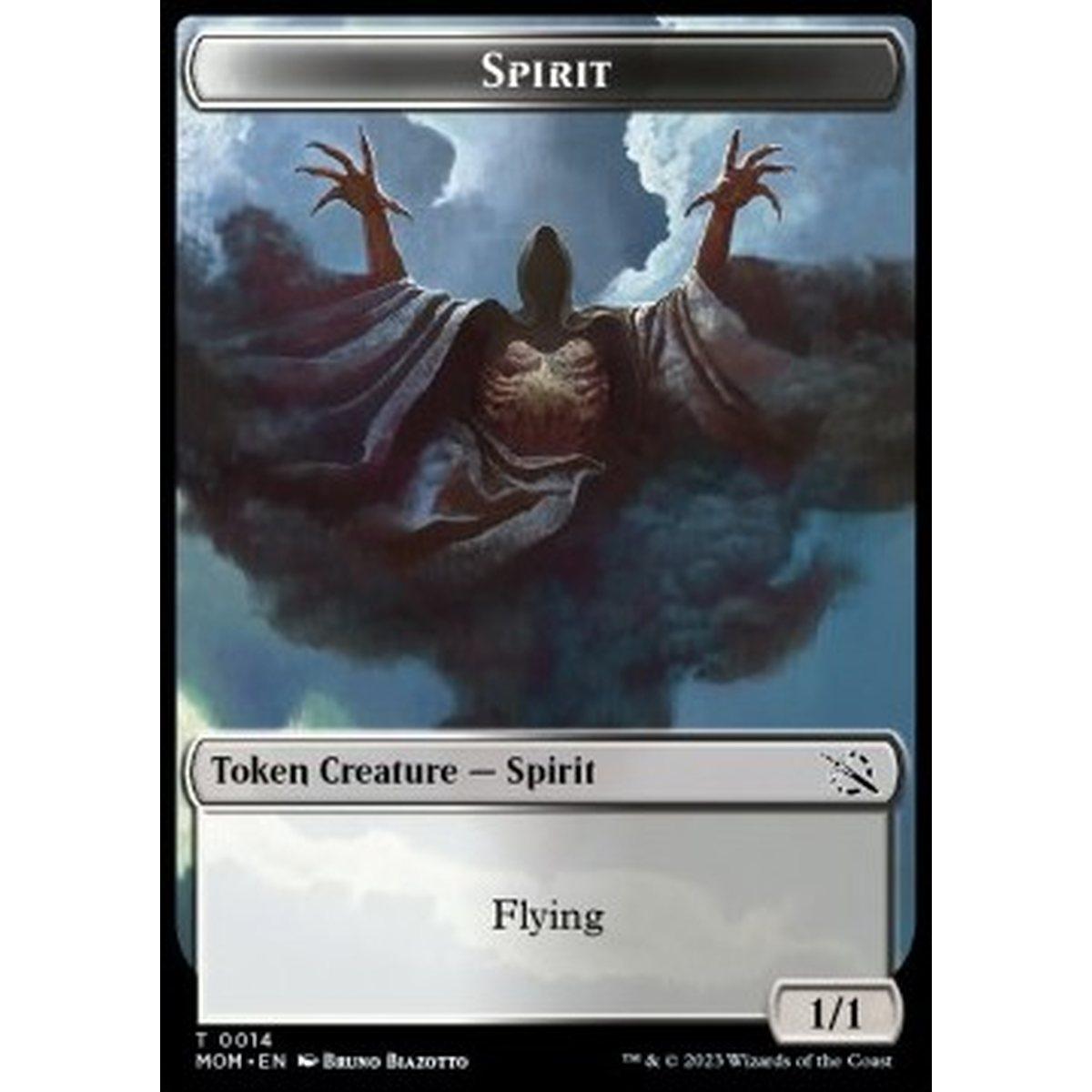 Spirit Token (White and Black 1/1) - Spirit Token (White and Black 1/1) - [XMOM] [NM]