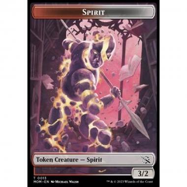 Spirit Token (Red and White 3/2) - Spirit Token (Red and White 3/2) - [XMOM] [NM]