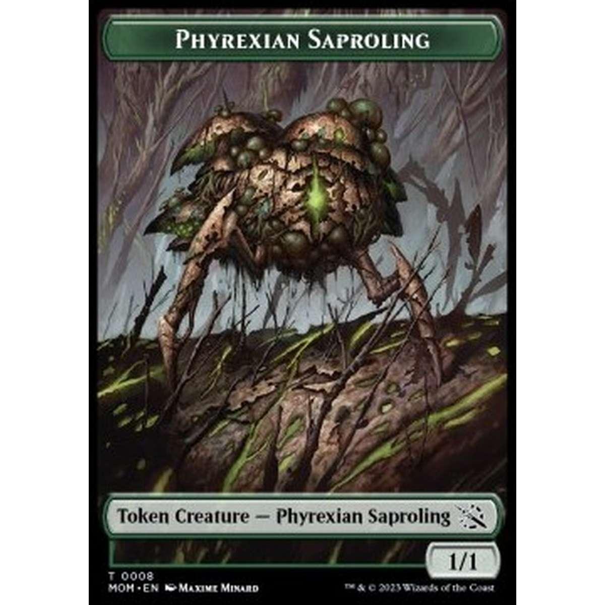 Phyrexian Saproling Token (Green 1/1) - Phyrexian Saproling Token (Green 1/1) - [XMOM] [NM]