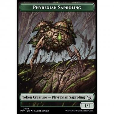 Phyrexian Saproling Token (Green 1/1) - Phyrexian Saproling Token (Green 1/1) - [XMOM] [NM]