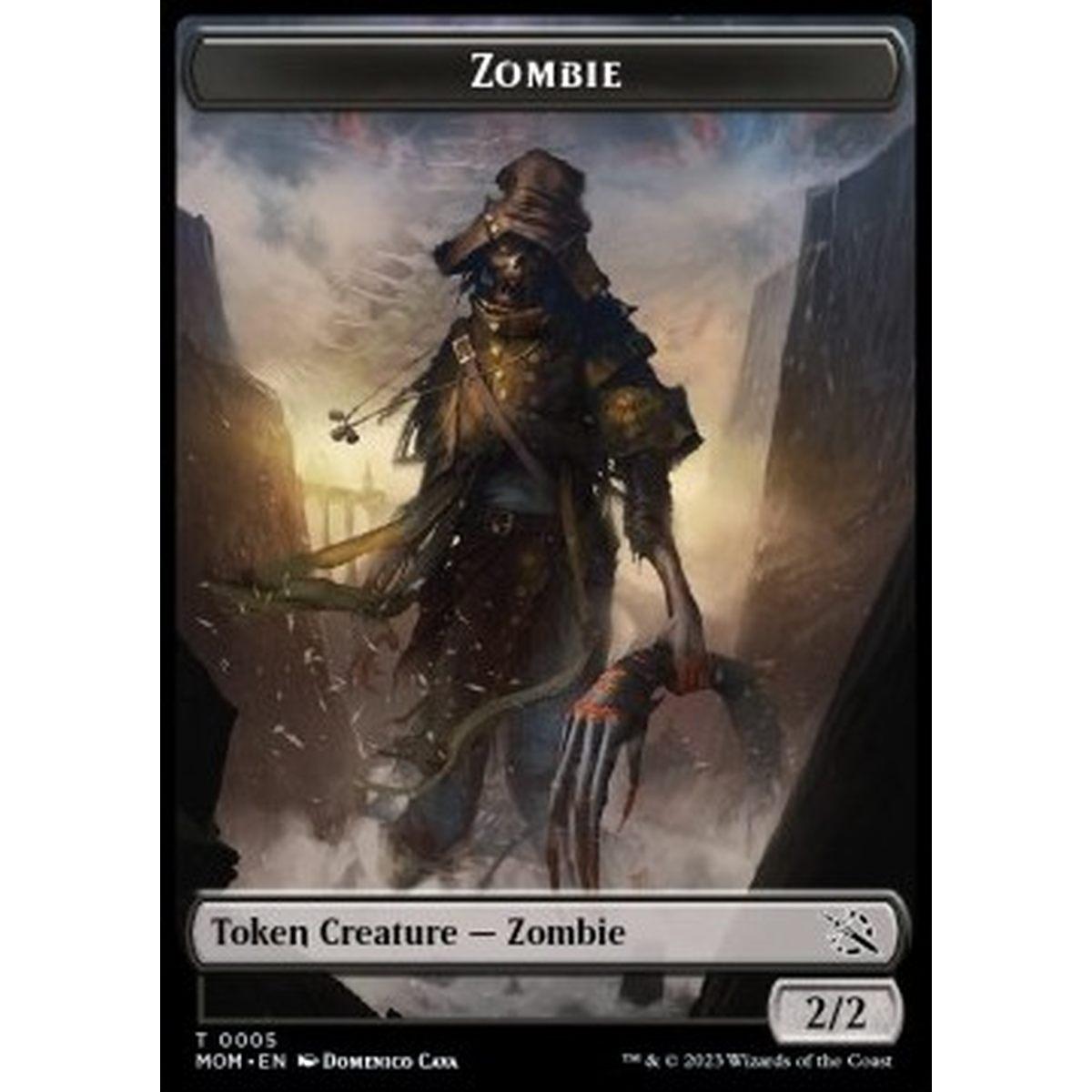 Zombie Token (Black 2/2) - Zombie Token (Black 2/2) - [XMOM] [NM]