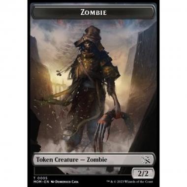 Zombie Token (Black 2/2) - Zombie Token (Black 2/2) - [XMOM] [NM]