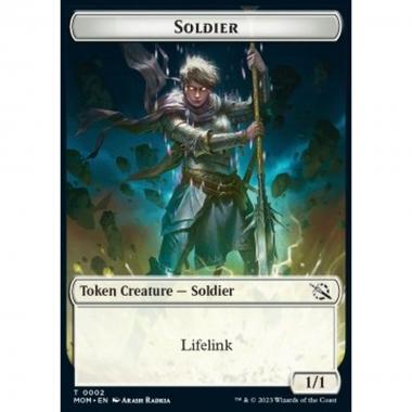 Soldier Token (White 1/1 Lifelink) - Soldier Token (White 1/1 Lifelink) - [XMOM] [NM]