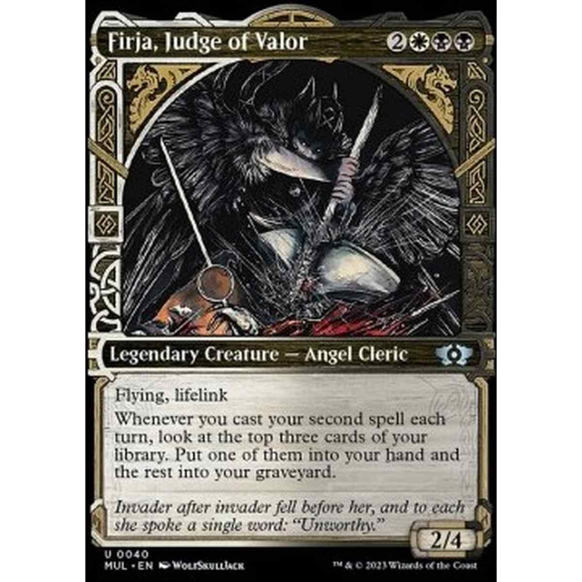 Firja, Judge of Valor (V.1) - Firja, Judge of Valor (V.1) - [MUL] [NM]