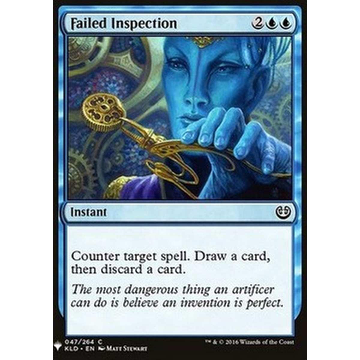 Failed Inspection - Failed Inspection - [MYS] [NM]
