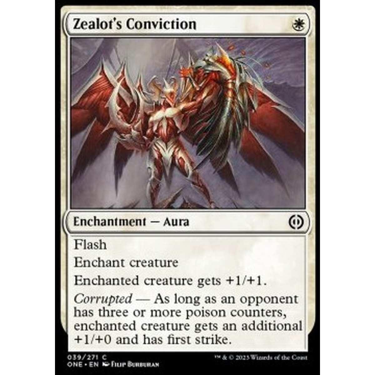 Zealot's Conviction - Zealot's Conviction - [ONE] [NM] [Foil]
