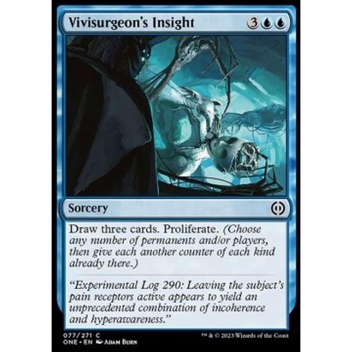 Vivisurgeon's Insight - Vivisurgeon's Insight - [ONE] [NM] [Foil]