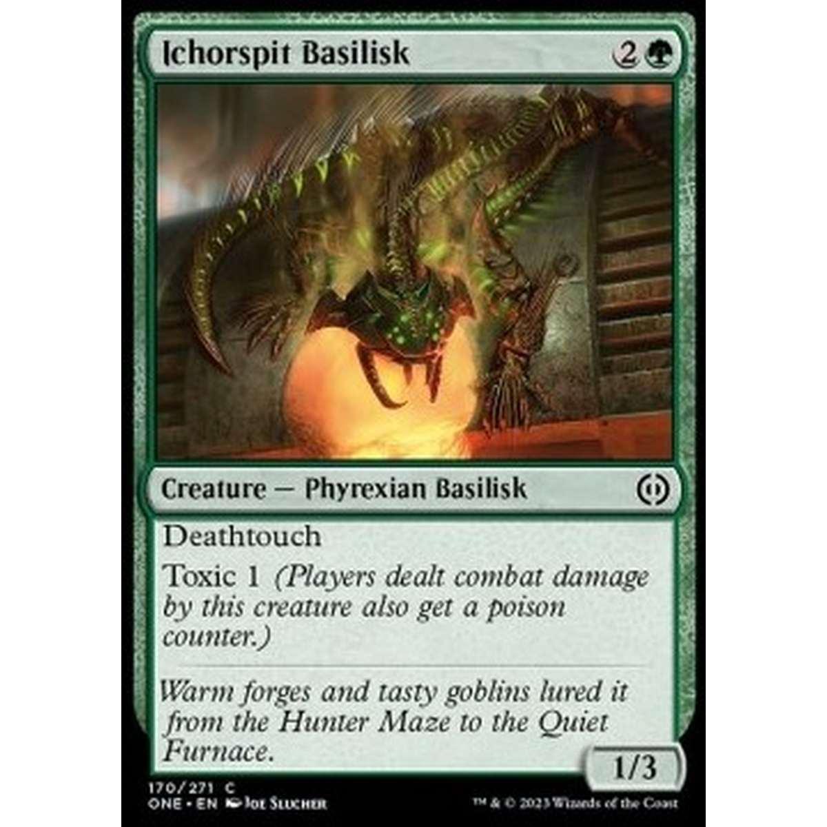 Ichorspit Basilisk - Ichorspit Basilisk - [ONE] [NM] [Foil]