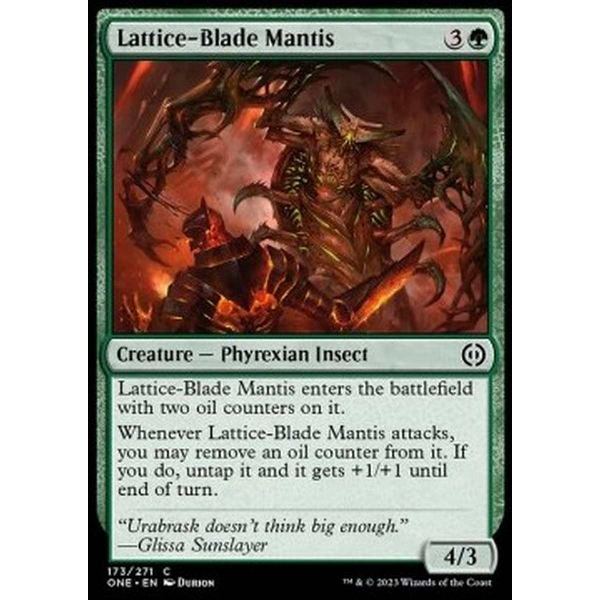 Lattice-Blade Mantis - Lattice-Blade Mantis - [ONE] [NM] [Foil]