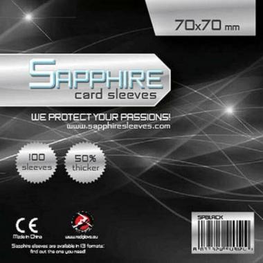 Sapphire Sleeves: 100 Bustine 70x70 mm