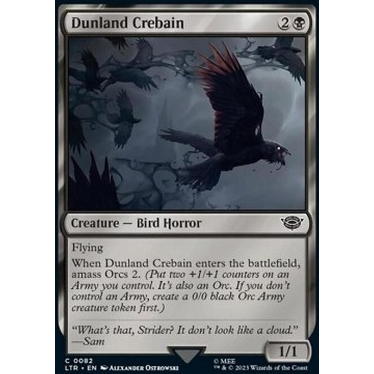 Dunland Crebain - Dunland Crebain - [LTR] [NM]
