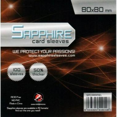 Sapphire Sleeves: 100 Bustine 80x80 mm