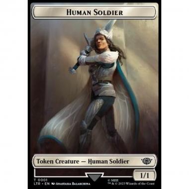 Human Soldier Token (White 1/1) (V.1) - Human Soldier Token (White 1/1) (V.1) - [XLTR] [NM]
