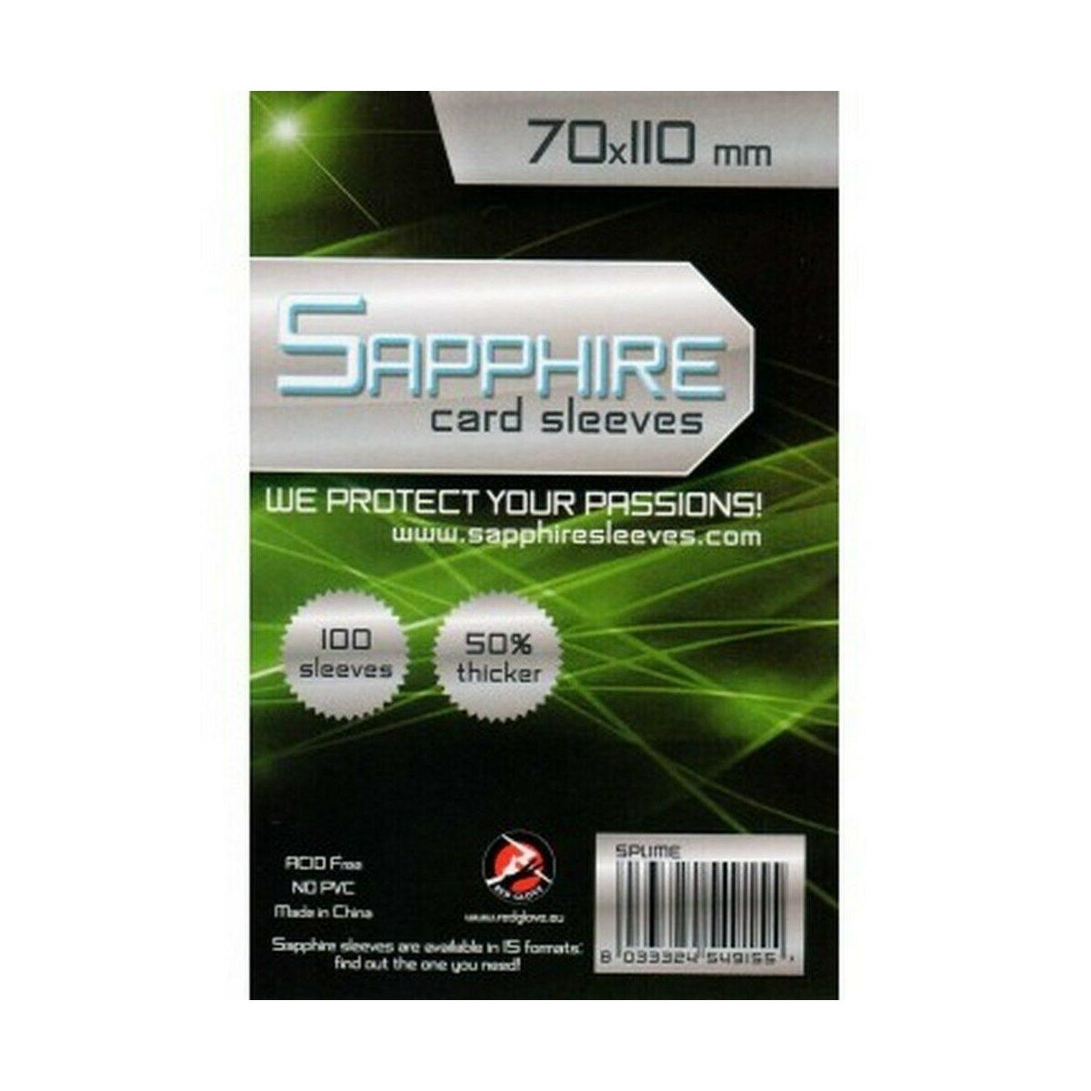 Sapphire Sleeves: 100 Bustine 70x110 mm