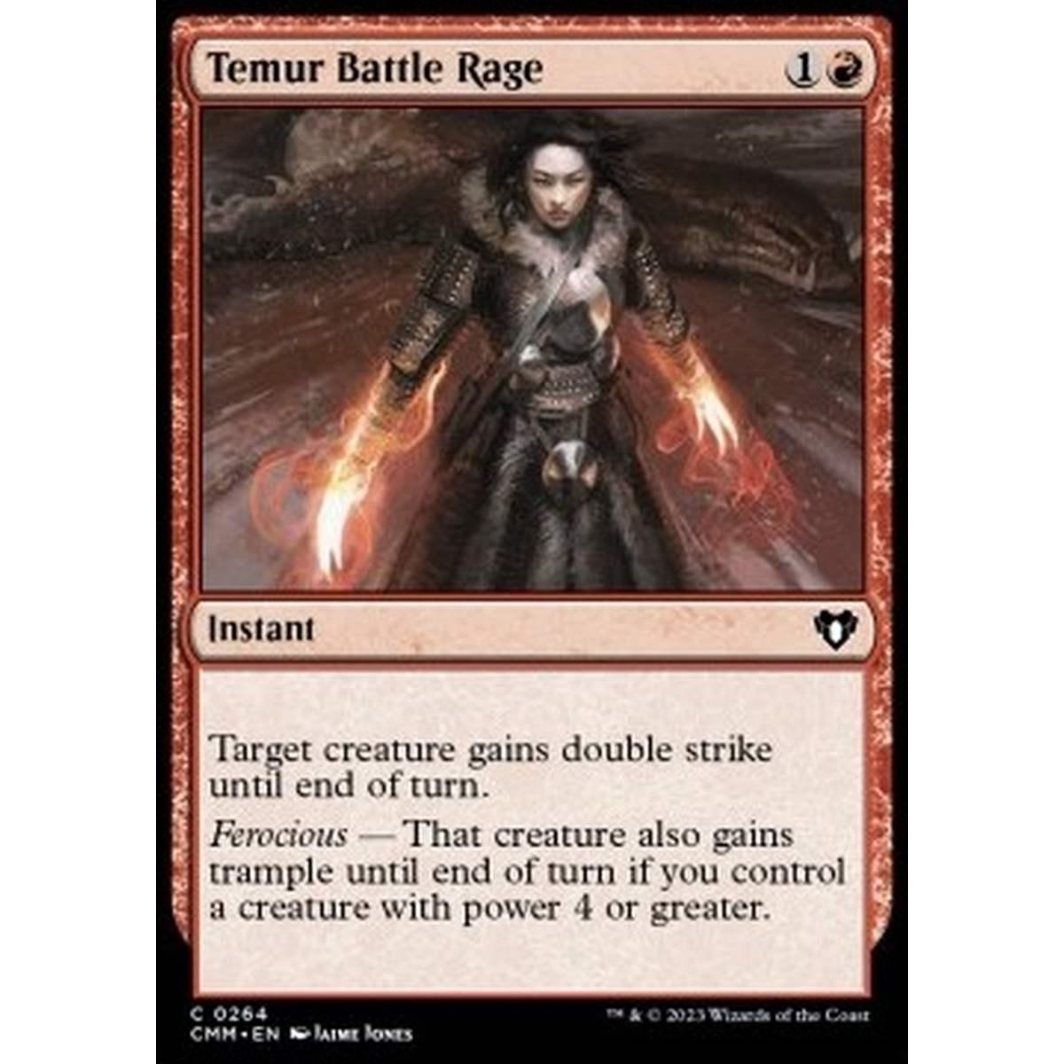 Temur Battle Rage - Temur Battle Rage - [CMM] [NM]
