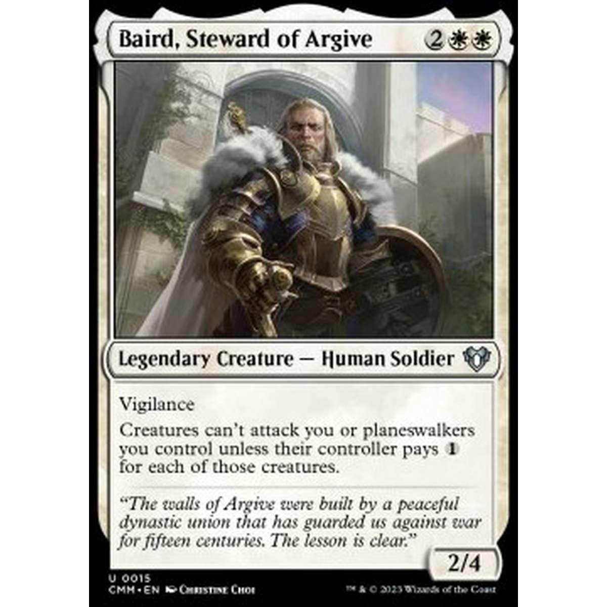 Baird, Steward of Argive - Baird, Steward of Argive - [CMM] [NM]