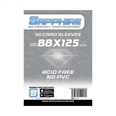 Sapphire Sleeves: 50 Bustine 88x125 mm