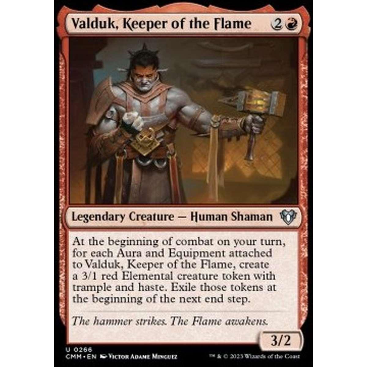 Valduk, Keeper of the Flame - Valduk, Keeper of the Flame - [CMM] [NM]
