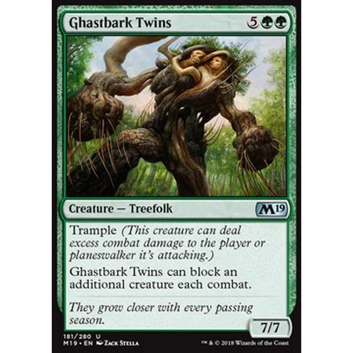 Ghastbark Twins - Gemelli dalla Tetra Corteccia - [M19] [NM]